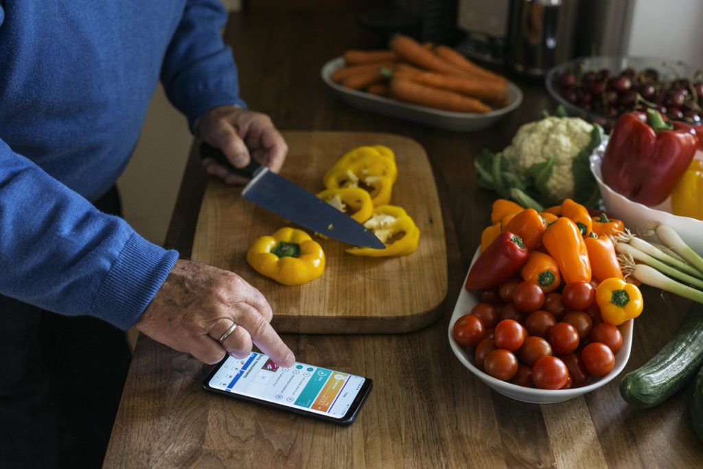 Mobil app opskrift og madlavning